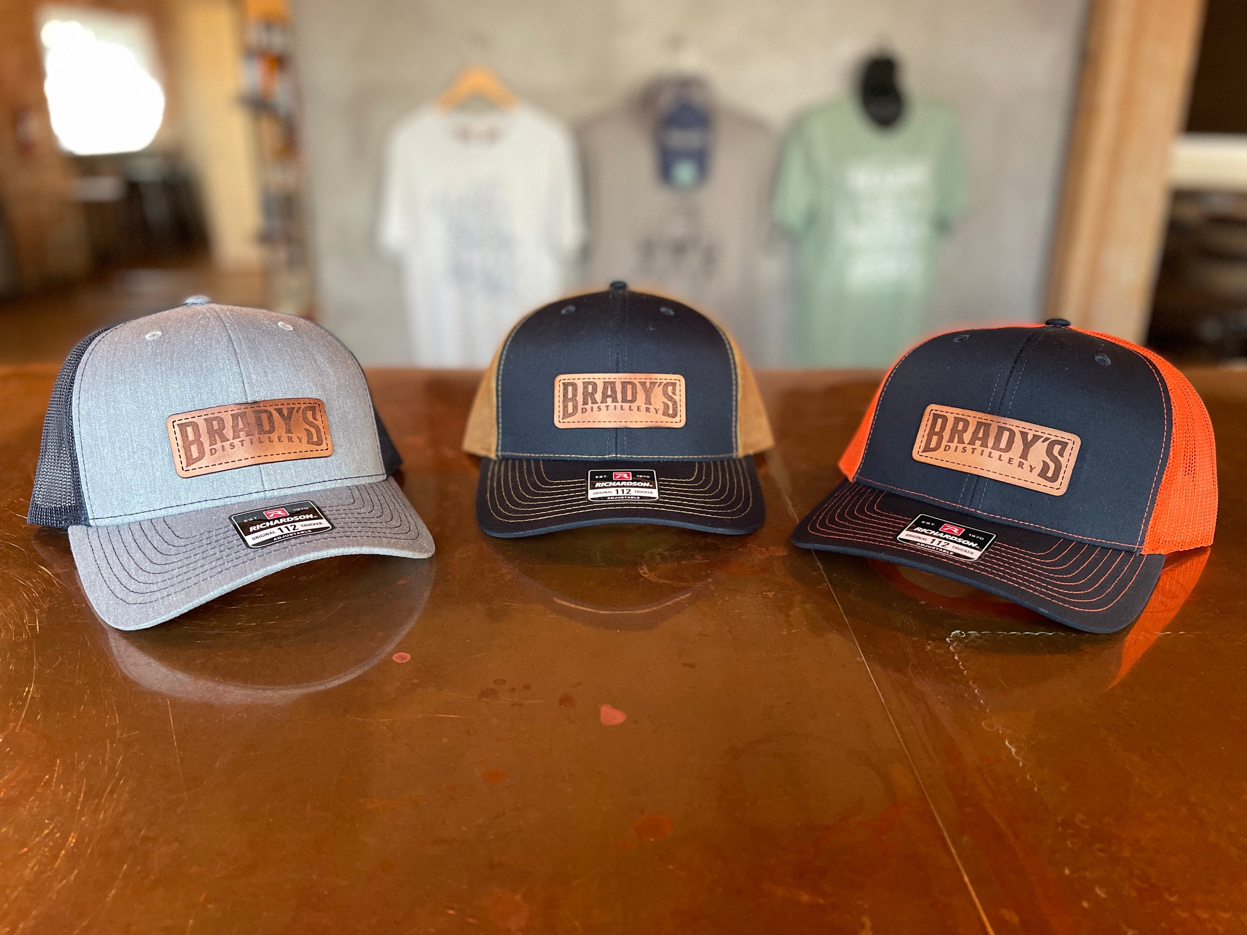 Brady's Classic Leather Bar Snapback | Brady's Distillery